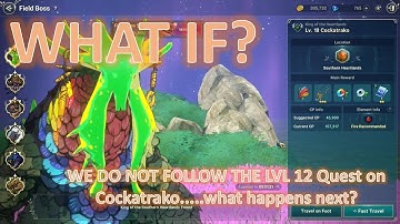 Ni No Kuni: Cross Worlds | WHAT IF and WHAT HAPPENS when you neglect the LEVEL 12 Quest ?