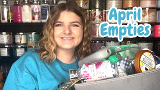 April Bath and Body Works and Hygiene Empties *so many empties*