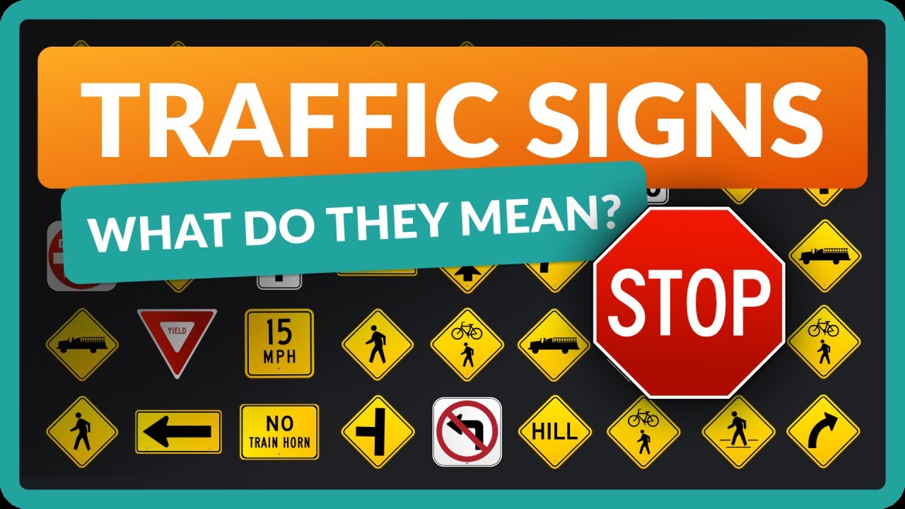 How to Read Traffic Signs - Driving Test Tips 