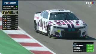 FINISH OF FINAL ROUND QUALIFYING - 2022 ECHOPARK AUTOMOTIVE GRAND PRIX NASCAR CUP SERIES AT COTA