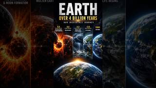 The incredible 4.5 billion year story of Earth — from molten chaos to life itself. #universe #space