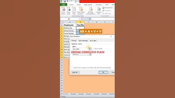 dropdown list in excel 😊 #excel #exceltips #exceltricks #shorts