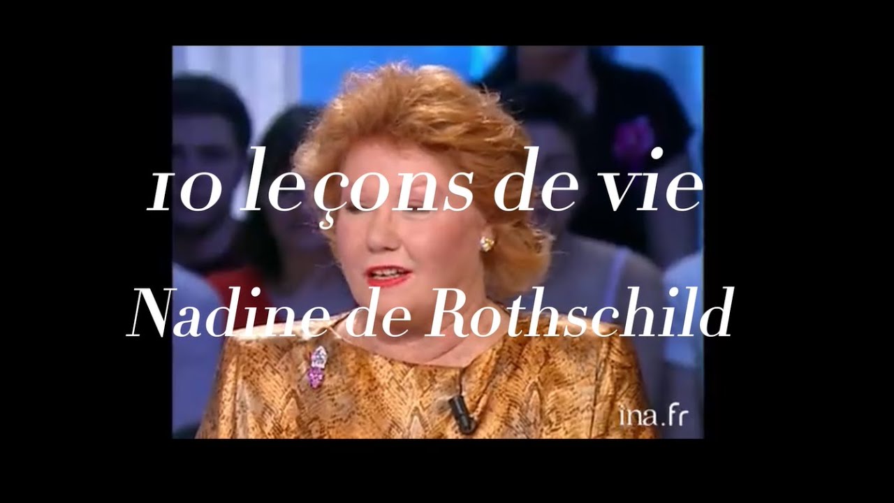 10 Leçons de vie a retenir de la Baronne de Rothschild : Féminité, art