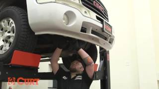 CURT 31302 Front Mount Hitch Installation on GMC Sierra 1500