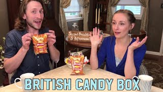 Americans Trying the British Snack Box (Part 2) | British Candy Box
