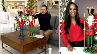 Kringle Express 24 Metal Nutcracker Statue on QVC