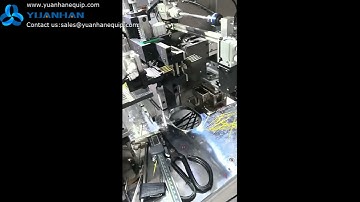 Fully automatic cable cutting stripping and single end crimping machine - Yuanhan