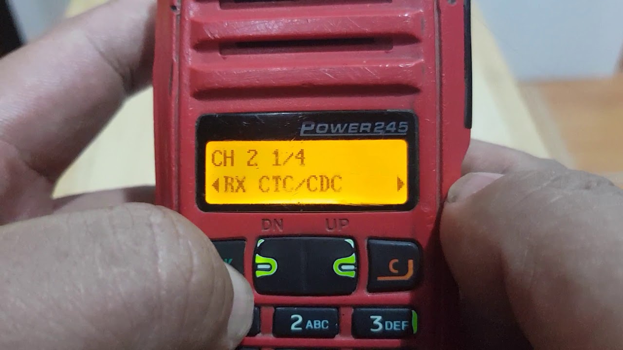 วิธีปิดโทน CT HYT Power 245