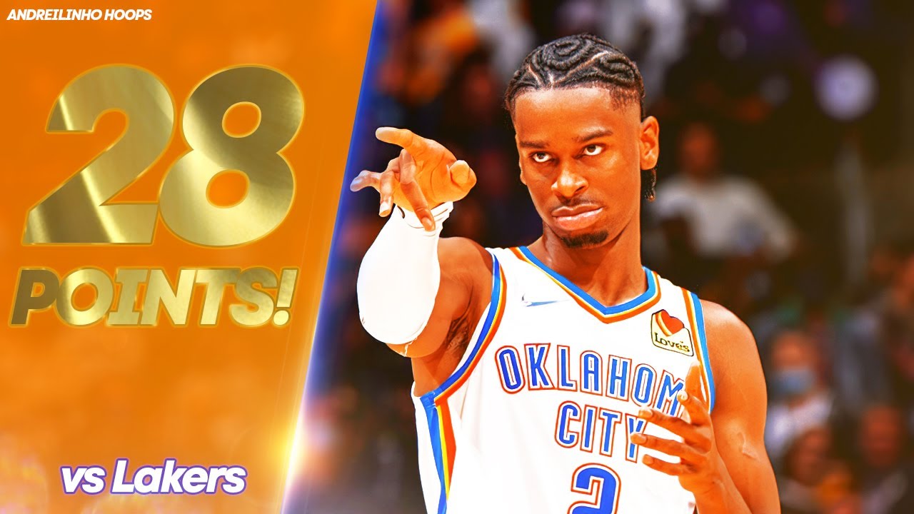 Shai Gilgeous-Alexander Full Highlights vs Lakers ● 28 POINTS! ● 04.11.21 ● 1080P 60 FPS