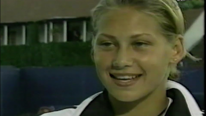 (2000) Anna Kournikova interview & Hightlights on NBC