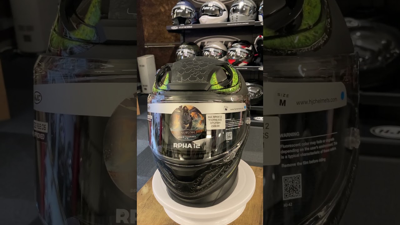 hjc dragon helmet RPHA 12 TOOTHLESS II Toothless is back! I'll be