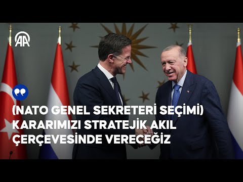 Cumhurbaşkanı Erdoğan, Hollanda Başbakanı Rutte ile ortak basın toplantısı düzenliyor