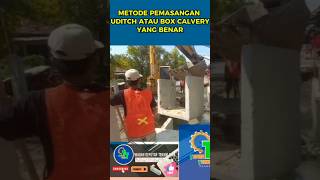BERIKUT PEMASANGAN BOX CALVERY YANG BENAR #civilengineering #bangunan  #shorts  #shortvideo