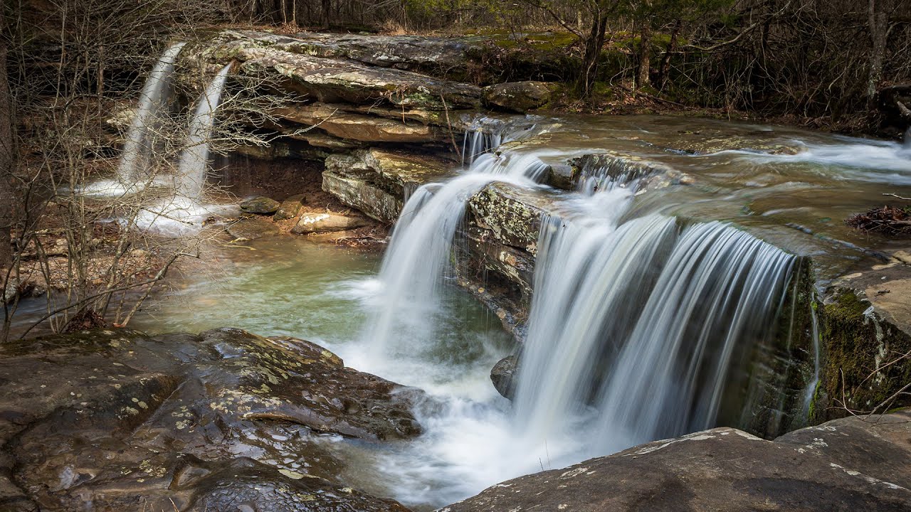 Photographing The Details Of Waterfalls At Burden Falls Illinois