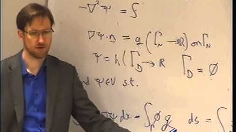 Finite element method course lecture 4 part I 31 Jan 2014 Poisson in more dimensions