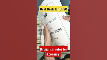 Best Books for UPSC | Mrunal sir economy notes | #short #iasbooks #upscmotivation