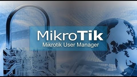 Konfigurasi Voucher Internet Hotspot dengan Mikrotik (User Manager) .