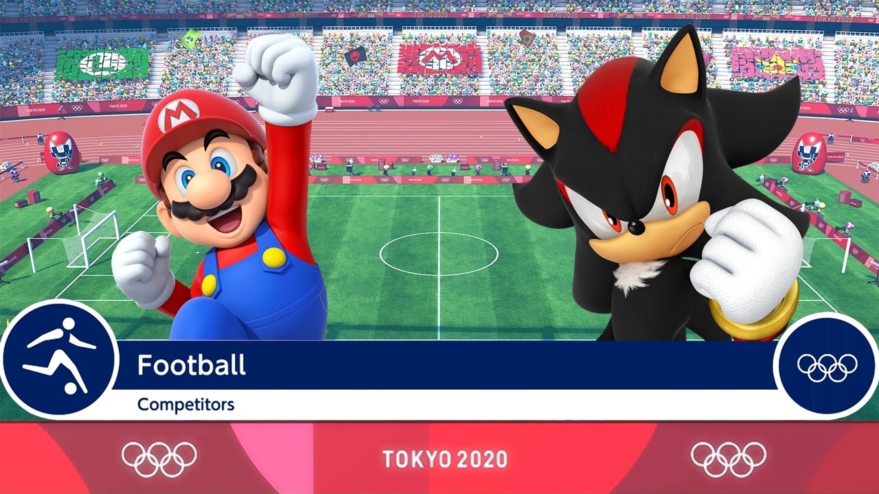 Mario & Sonic at the Tokyo 2020 Olympic Games - Mario/Peach Vs. Shadow/Wario