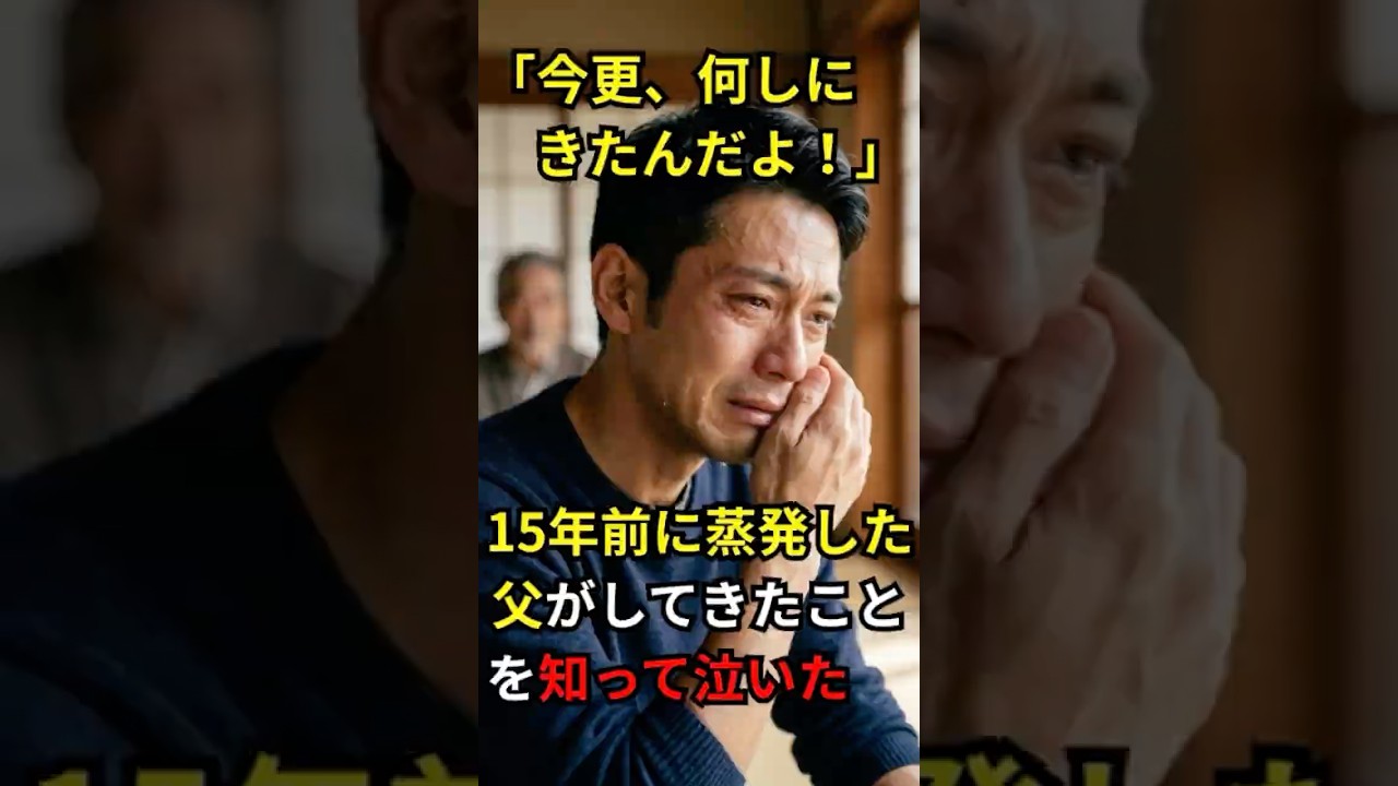 本当の親父を知らなかったのは自分だけだった。壊れていく家の前で、俺たちは――。#泣ける話 #感動する話 #親子 #写真 #シニア