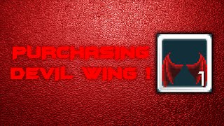 Growtopia | Purchasing Devil Wing!