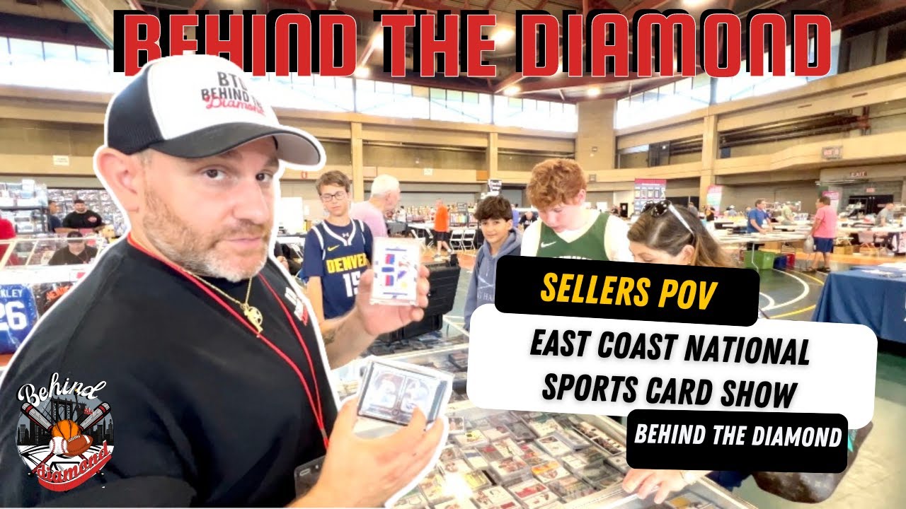 EAST COAST NATIONAL SPORTS CARD SHOW RCC / SELLERS POV DAY 1 VLOG