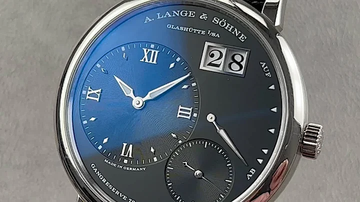 A. Lange & Sohne Grand Lange 1 (117.028) - White Gold / Black Dial Hands-on Review