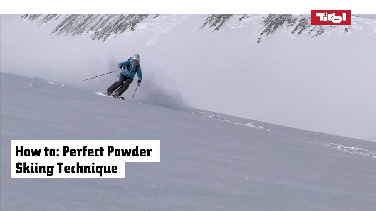 Powder Skiing Technique Tirol Ski School In Austria Youtube throughout Skiing Technique Powder Snow