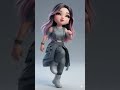 💃 Smooth Dance Moves by 3D Stylized Character ✨ #Shorts✨💃".#3D Animation #Dance Shorts #Tech wear .