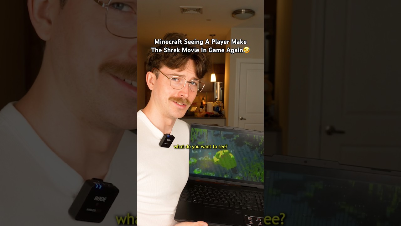 Minecraft Seeing A Player Make The Shrek Movie In Game Again🤣