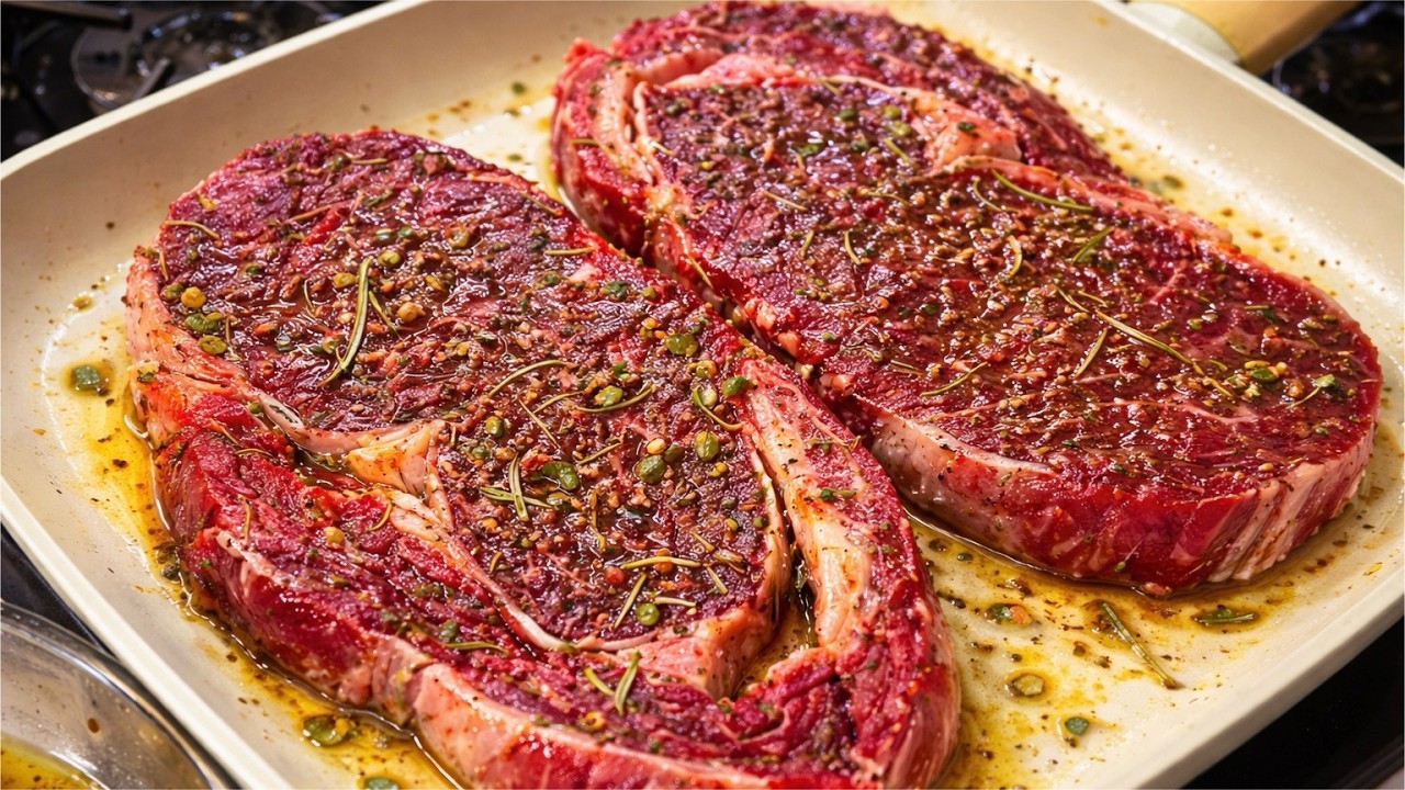 Мясное блюдо с мягким картофельным пюре!