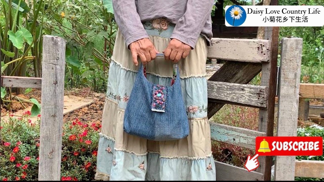Small Size Women Jean Bag/ Do it Yourself /Sewing Bag Tutorial