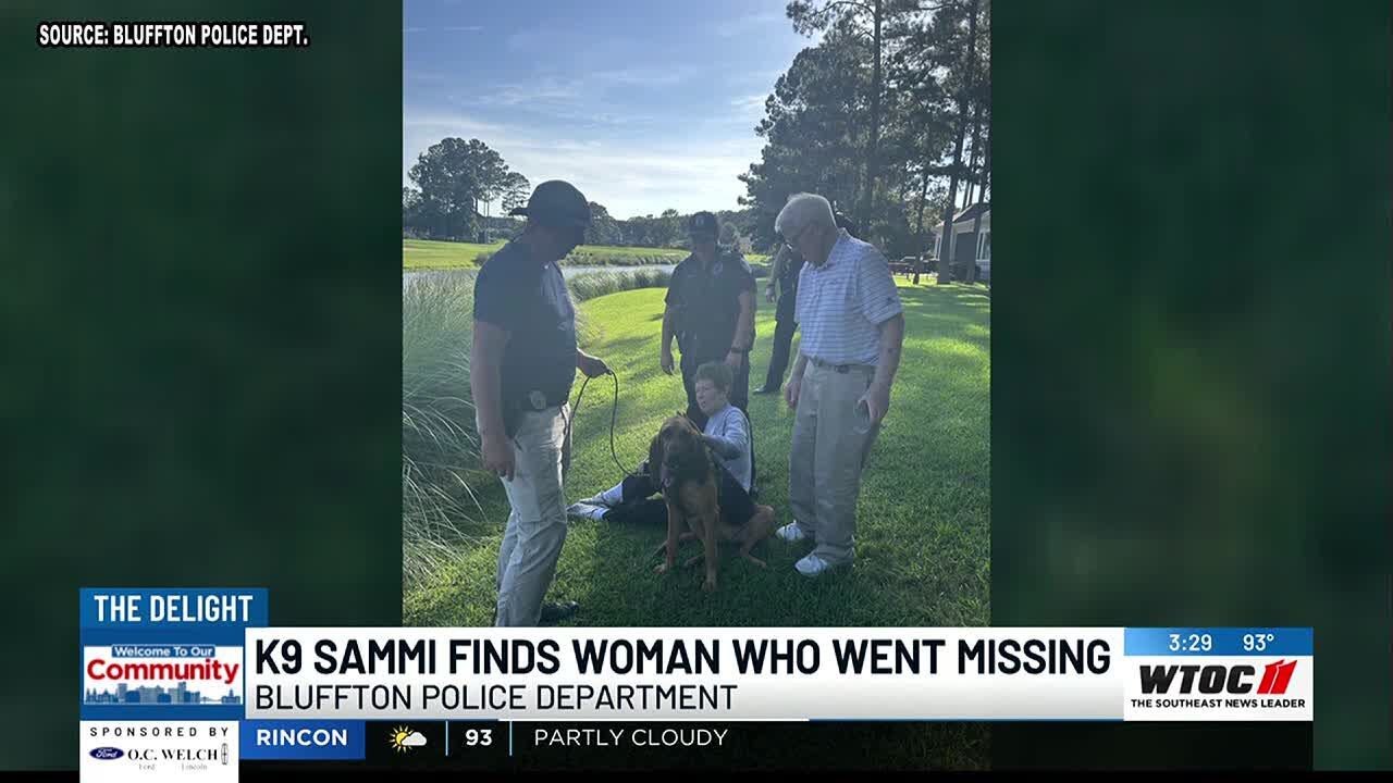 Bluffton Police Dept. K-9 safely locates missing person