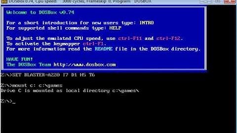 DOS Box - Quick Tutorial