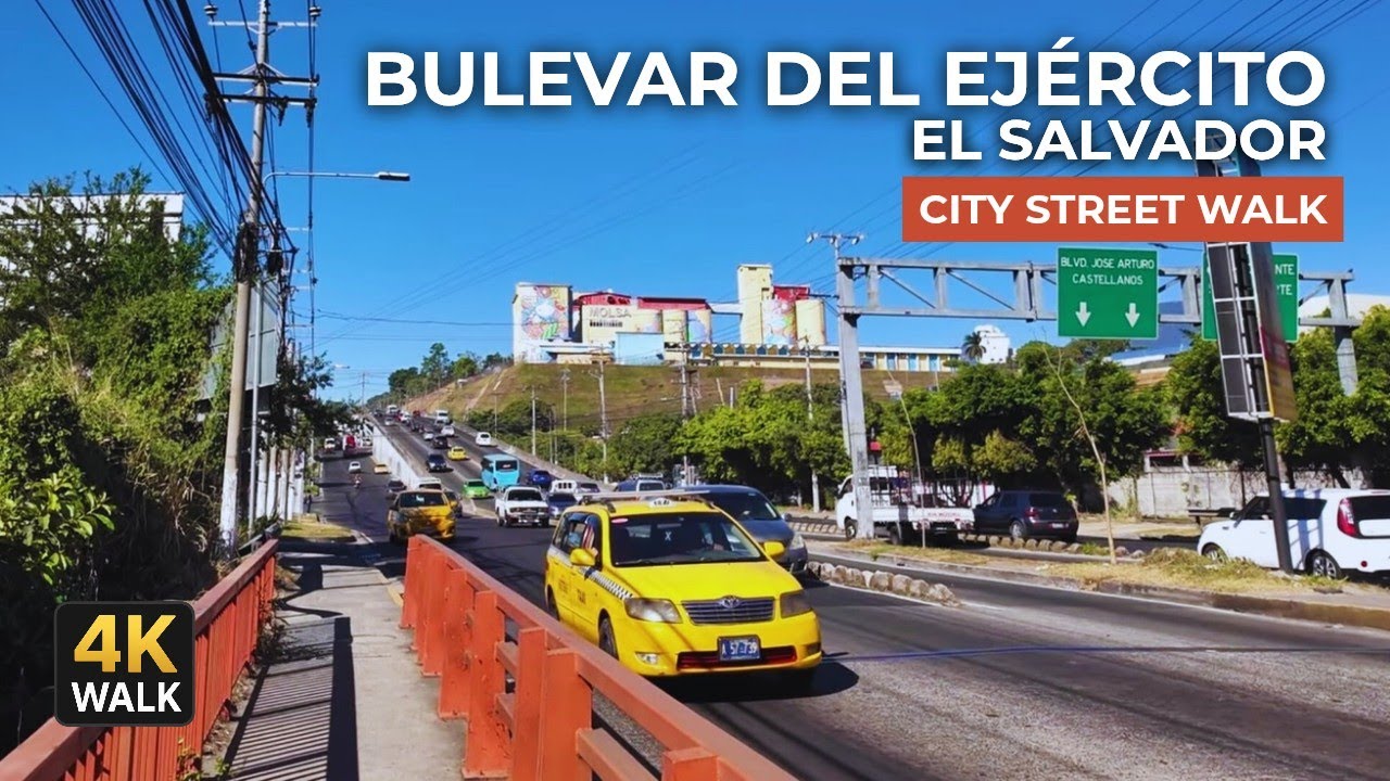 Bulevar del Ejército Nacional: Soyapango a San Salvador | El Salvador 4K City Tour