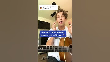 Thumbnail of Learning: “Stay” by Post Malone first try! All by ear 🦻🏼