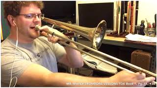 TOE Book 1, Pg. 11, #38 “Sight-Reading: Shoo Fly” Trombone