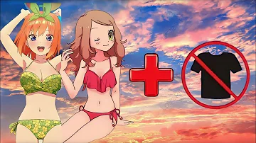 Pokegirls in without clothes mode💯✨||Anime Lover||pokegirls#cartoon