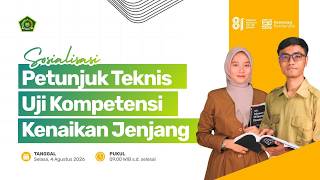 🔴 Sosialisasi Petunjuk Teknis Uji Kompetensi Kenaikan Jenjang (UKKJ) 🔴 Sosialisasi Petunjuk Teknis Uji Kompetensi Kenaikan Jenjang (UKKJ)