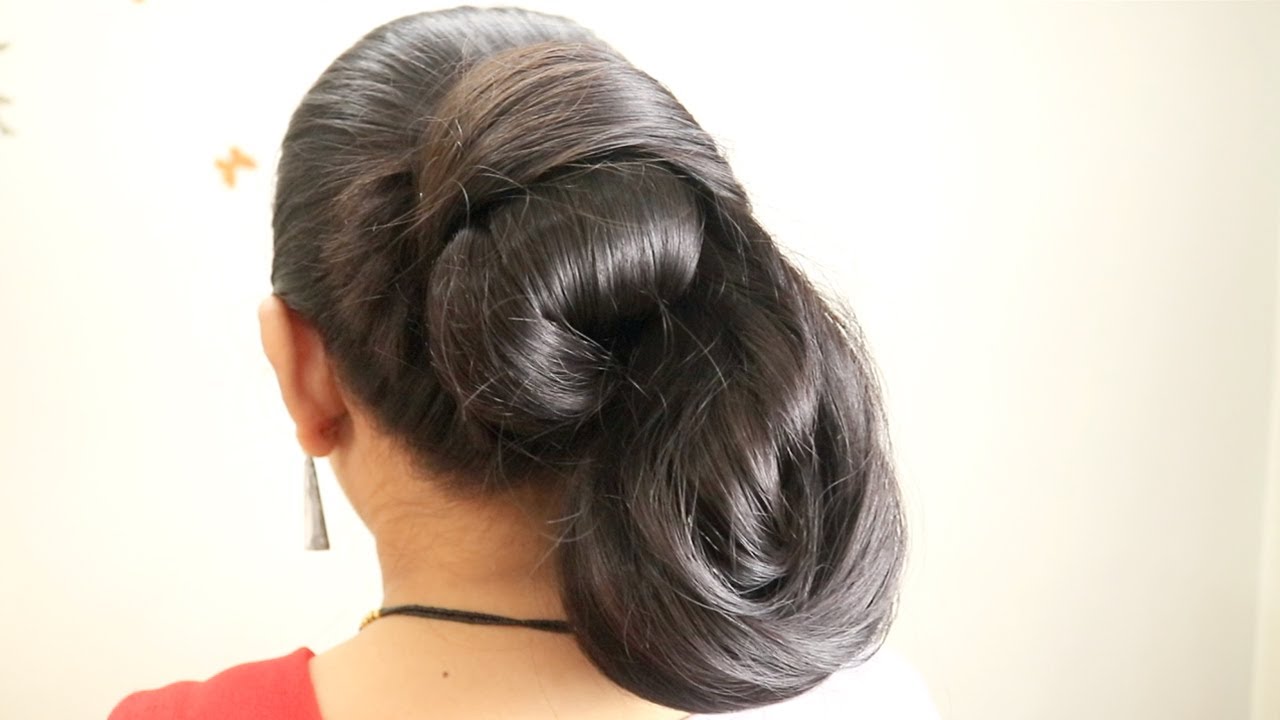 Everyday Half Knot Hair Bun | Maid's Style Hair Bun | DIY Half Knot Hair Bun Tutorial for Beginners.