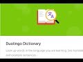 New Duolingo Dictionary