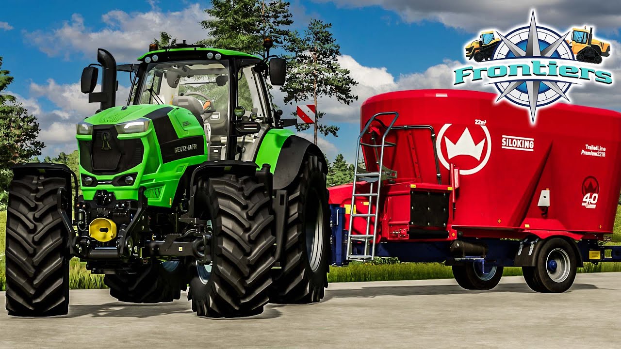 LS22 FRONTIERS #155 - DNGER Verkauf & Rinderstlle mssen versorgt werden  - FARMING SIMULATOR 22