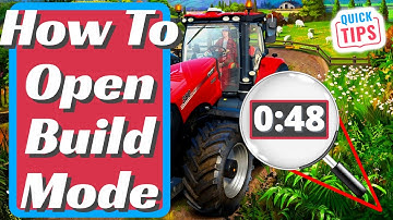 Farming Simulator 22 - How To Open Build Mode