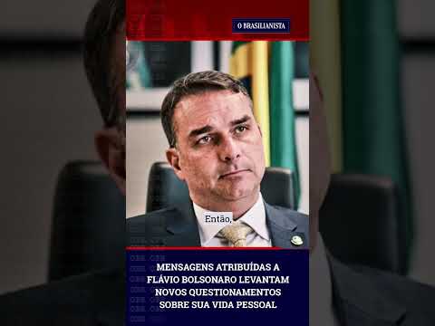 🚨 Mensagens atribuídas a Flávio Bolsonaro levantam novos questionamentos sobre sua vida pessoal