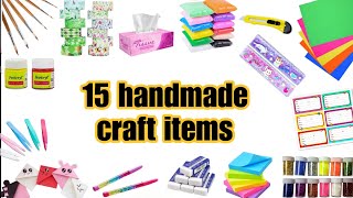 15 handmade craft items