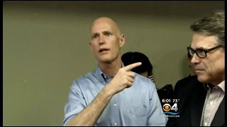 Gov. Scott At Full Throttle On Election Day