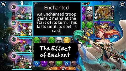 Gems of War Tiny Tutorial: The Effect of Enchant