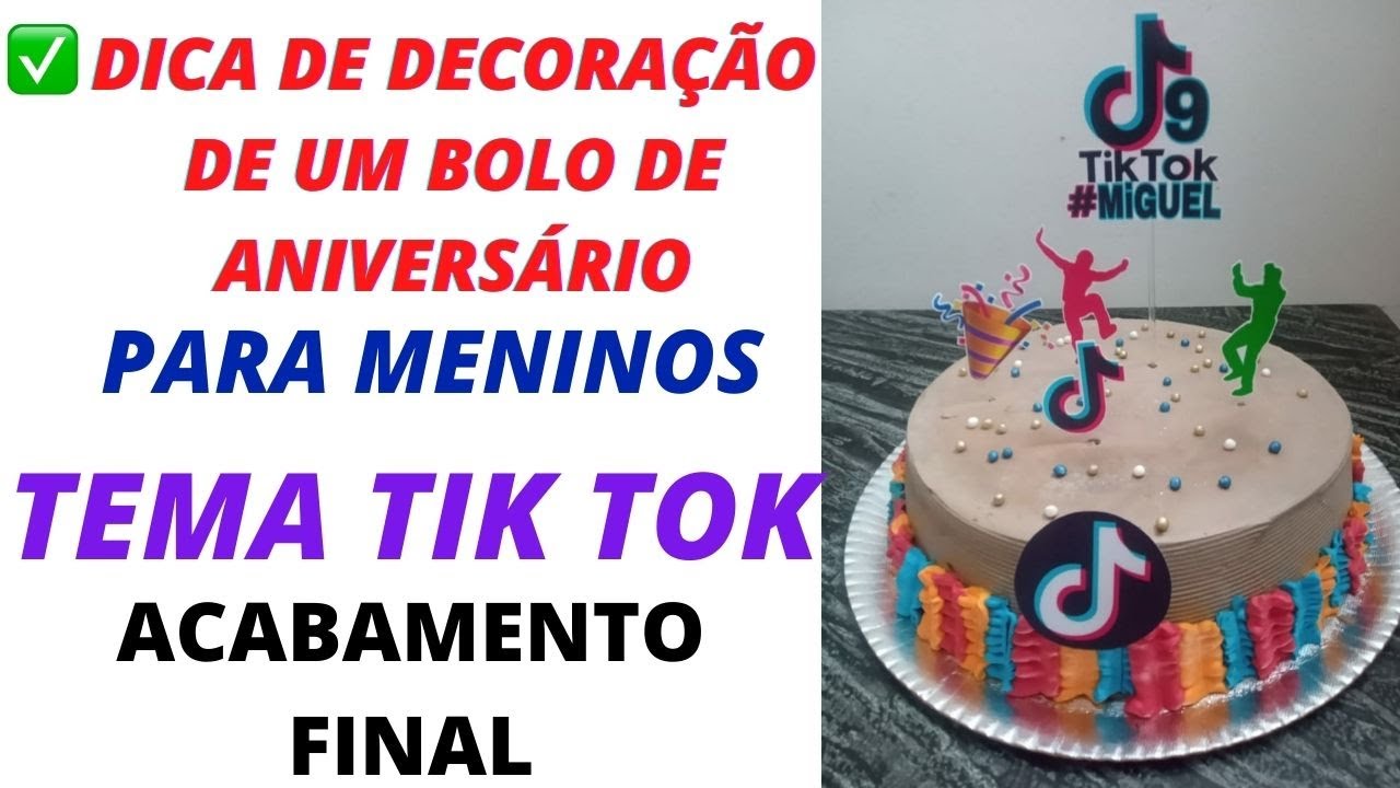 decoracao bolo masculino｜Pesquisa do TikTok