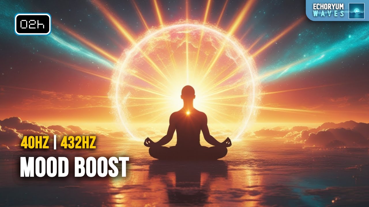 Energy Boost & Mood Elevation | 40Hz + 432Hz + Gamma | Binaural for Motivation