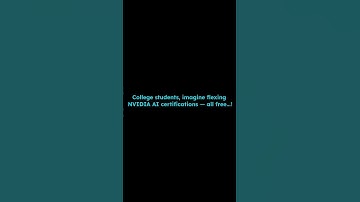 Nvidia AI Certifications‼️#shortsfeed #coding #tech