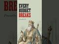 Every budget breaks. The believer reads the broken budget differently.